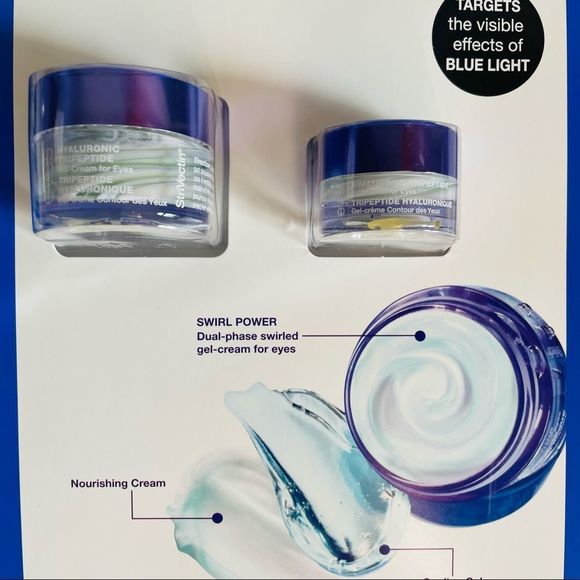 StriVectin Hyaluronic Tripeptide Gel-Cream for Eyes Set of 2 New - Picture 2 of 11